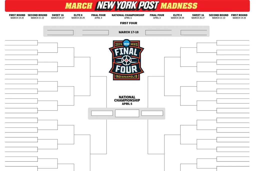 Bracket March Madness 2026 Resmi Dirilis Hari Ini